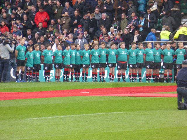 Boys form Guard of Honour [picture Ben Gilby]